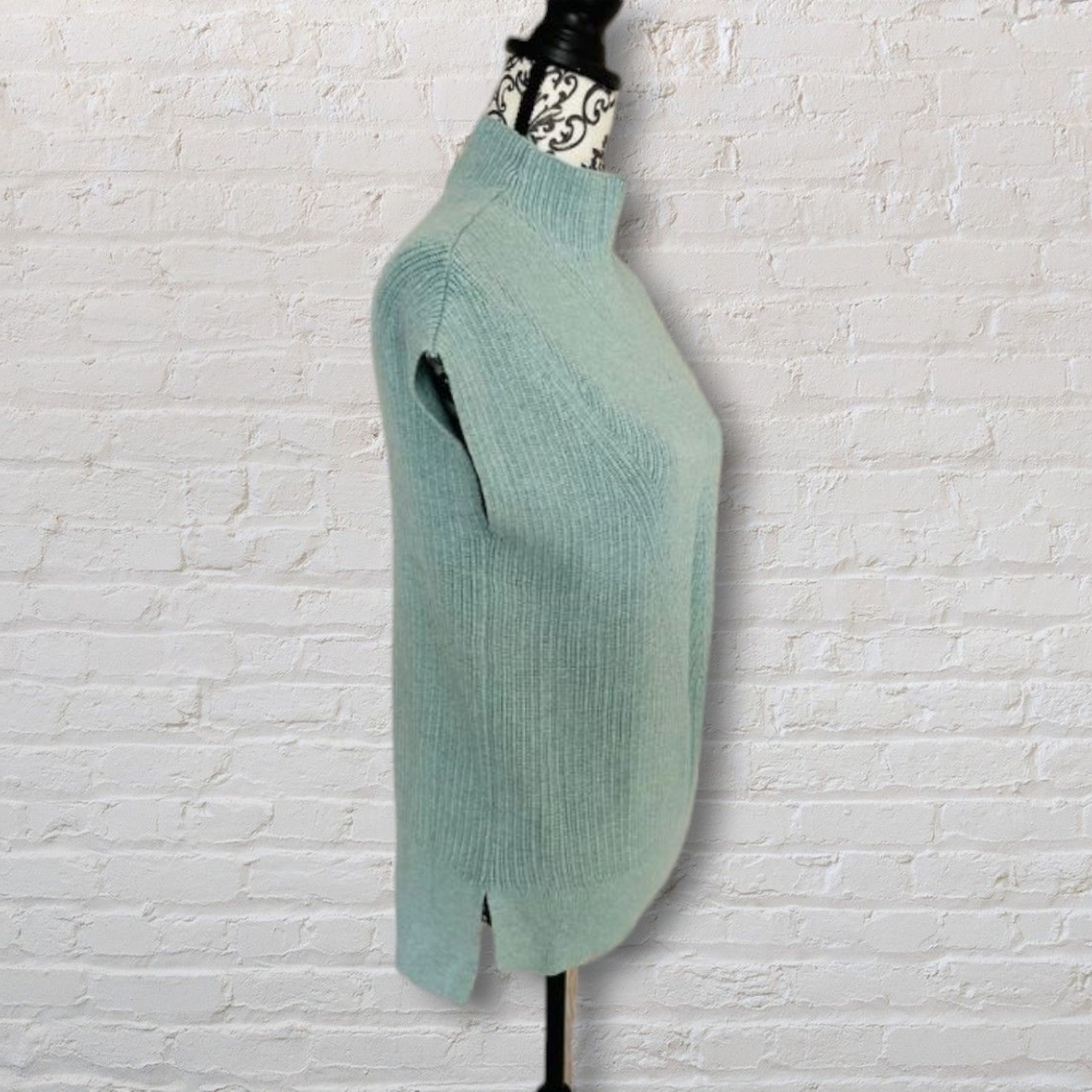Banana Republic Light Green Mock Turtleneck Sweater | Size XS - Picture 6 of 11